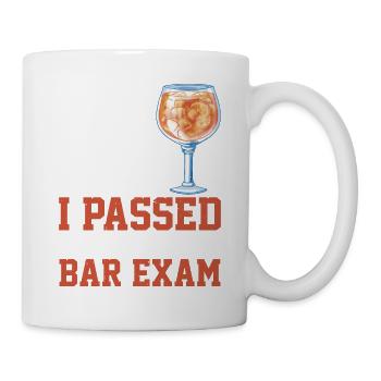 Achetez-moi un verre, j’ai réussi l’examen du barreau 10 - Mug blanc - blanc - Droite