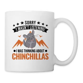 Chinchilla Gift Woolly Short-tailed Chinchilla - Mug - white - Right