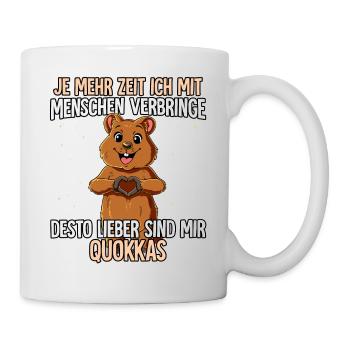 Quokka - Tasse - Weiß - Rechts