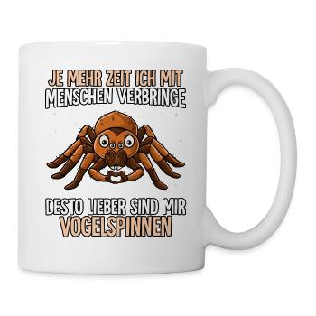 Vogelspinne - Tasse - Weiß - Rechts