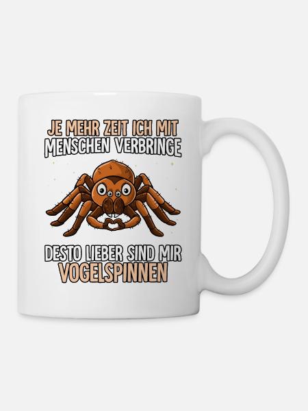 Vogelspinne - Tasse - Weiß