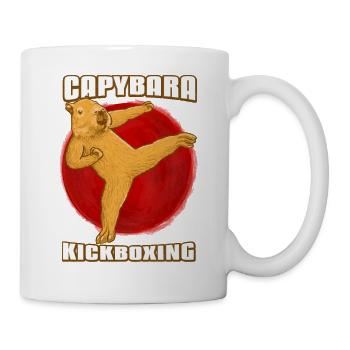 Capybara Martial Arts Kickboxing - Mug - white - Right