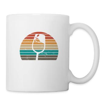 Être génial n'est qu'un effet secondaire de la vinification - Mug blanc - blanc - Droite