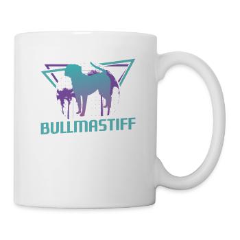 Rétro Bullmastiff Bullmastiffs Dog Lover - Mug blanc - blanc - Droite