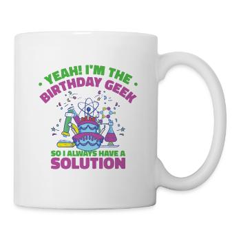 Wissenschaft Thema Geburtstagsfeier Chemie - Tasse - Weiß - Rechts