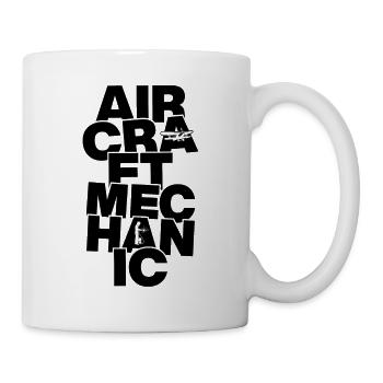 Profession Work - Aircraft mechanic - Mug - white - Right
