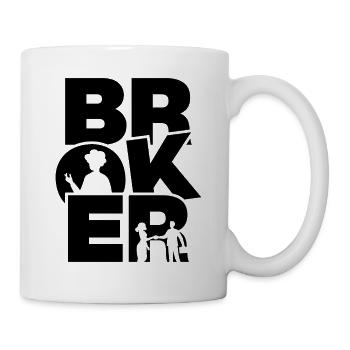 Profession Work - Broker - Mug - white - Right