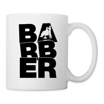 Beruf Job Arbeit - Friseur - Tasse - Weiß - Rechts