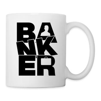 Banking Job Work - Banker - Mug - white - Right