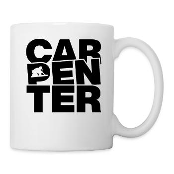 Carpentry profession - Carpenter - Mug - white - Right