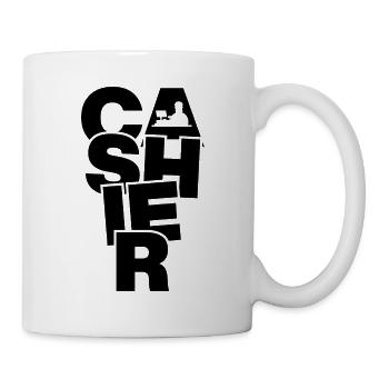 Profession Job Work - Cashier - Mug - white - Right