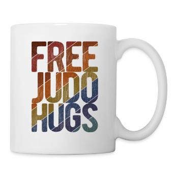 Japanischer Kampfsport Judo - Tasse - Weiß - Rechts