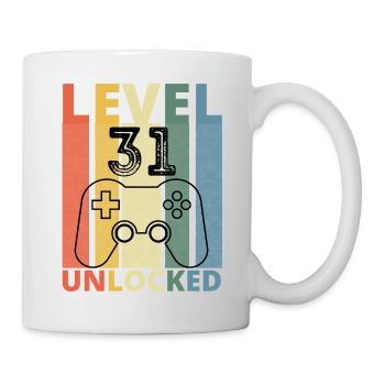 Level 31 Unlocked Funny Gamer Birthday - Mug - white - Right