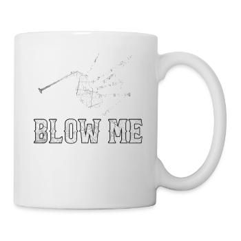 Cornemuse Kilt Écossais Beat Cornemuse - Mug blanc - blanc - Droite