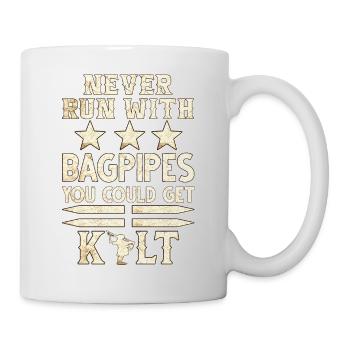 Cornemuse Kilt Écossais Beat Cornemuse - Mug blanc - blanc - Droite