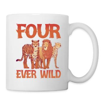 Four Ever Wild 44 - Tasse - Weiß - Rechts