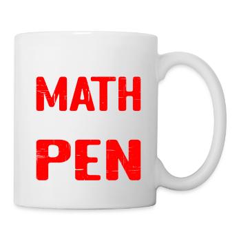 I Do Math In Pen 16 - Tasse - Weiß - Rechts