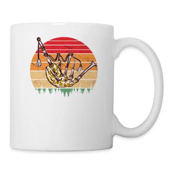 Cornemuse Kilt Écossais Beat Cornemuse - Mug blanc - blanc - Droite