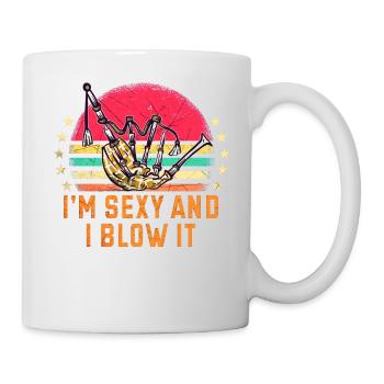 Cornemuse Kilt Écossais Beat Cornemuse - Mug blanc - blanc - Droite