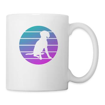 Rétro Vizsla Dog Lover - Mug blanc - blanc - Droite
