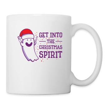 Christmas Cute Ghost Halloween Christmas Spirit - Mug - white - Right
