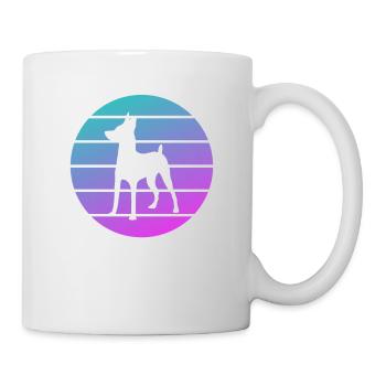 Retro German Pinscher Dog Lover - Mug - white - Right