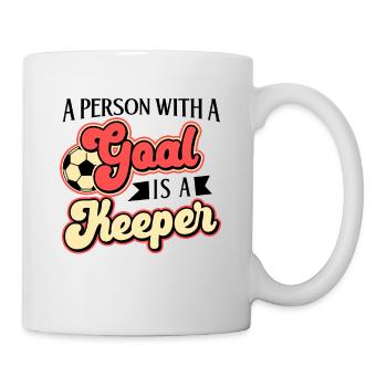 Football Life Goal Keeper Player Sports - Mug - white - Right