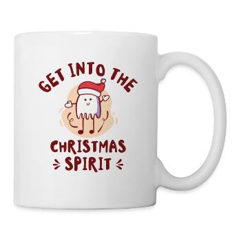 Christmas Cute Ghost Halloween Christmas Spirit - Mug - white - Right