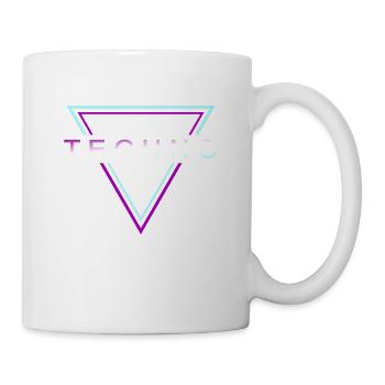 Techno House Party EDM Festival Goa Electro Rave - Mug - white - Right