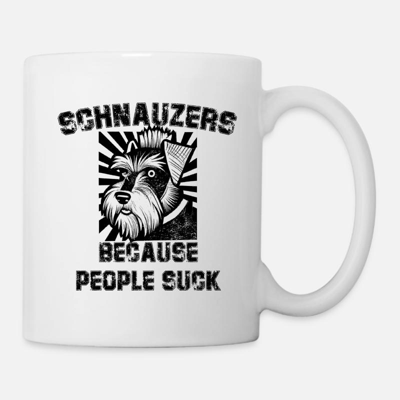 J’adore mon Schnauzer - Mug blanc - blanc