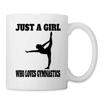 Gymnastics Club Gymnast Girls Gymnastics Floor Exercises - Mug - white - Right
