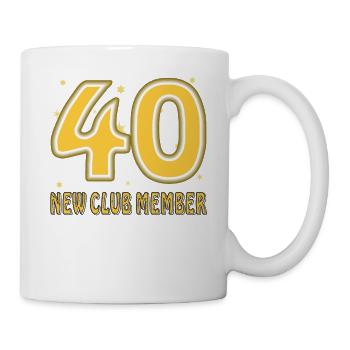 BIRTHDAY 40 - Mug - white - Right
