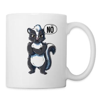 Stinktier Nö - Tasse - Weiß - Rechts