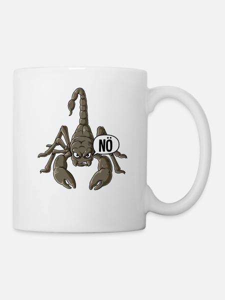 Skorpion Nö - Tasse - Weiß
