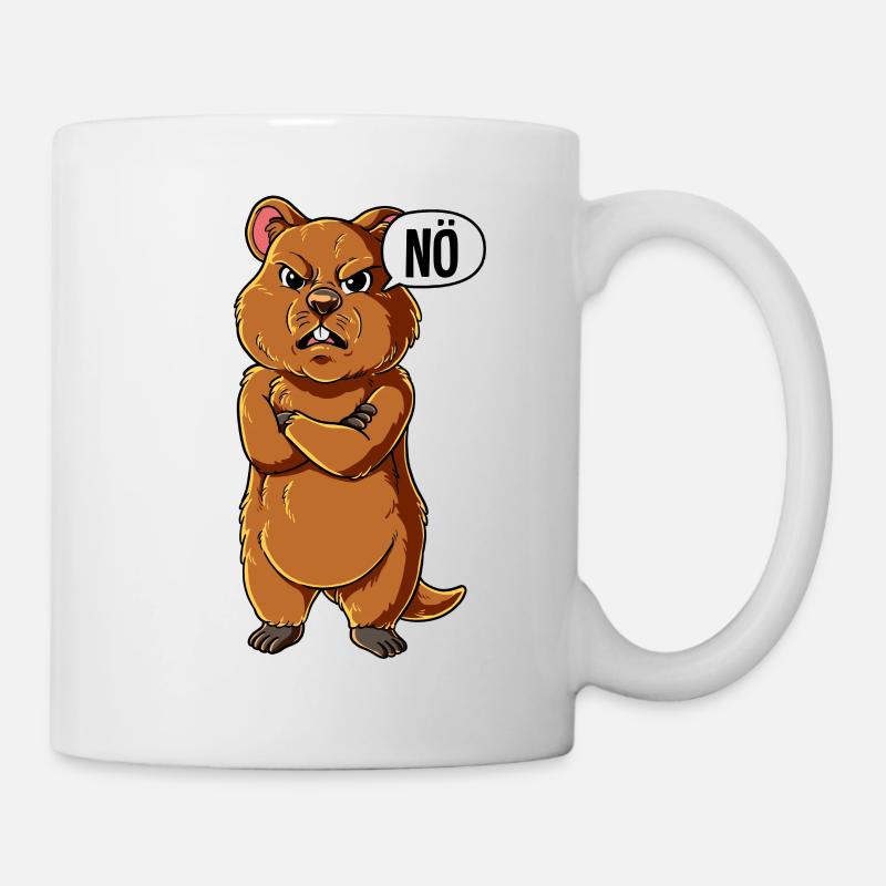 Quokka Nö - Tasse - Weiß
