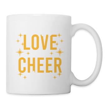 Réveillon du Nouvel An, Paix, Amour, Bonne Année - Mug blanc - blanc - Droite