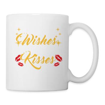 Réveillon du Nouvel An, Paix, Amour, Bonne Année - Mug blanc - blanc - Droite