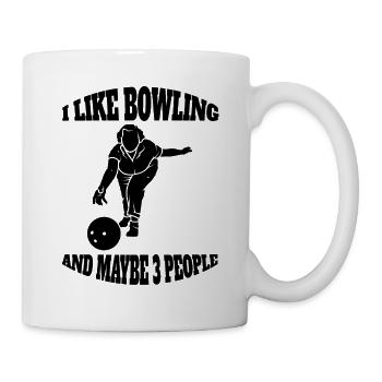 Bowling Kegel Gift Bowling Ball Bowler Bowling - Mug - white - Right