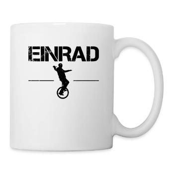 Einrad - Tasse - Weiß - Rechts