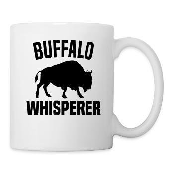 Büffel Bison Ochse Indianer Amerikanisch - Tasse - Weiß - Rechts