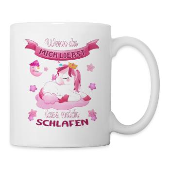 Official Sleep Shirt Unicorn If You Me - Mug - white - Right