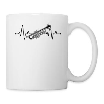 Trumpet Trumpet Player Trumpeter - Mug - white - Right