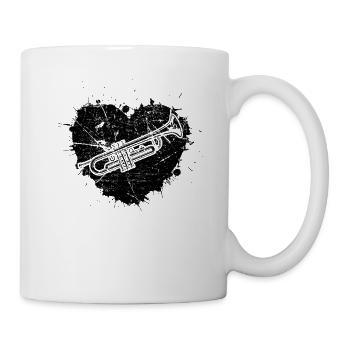 Trumpet Trumpet Player Trumpeter - Mug - white - Right