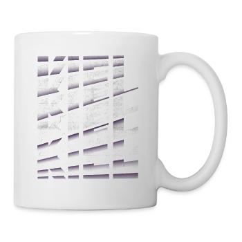 Kiel Germany City Font Skyline Home - Mug - white - Right