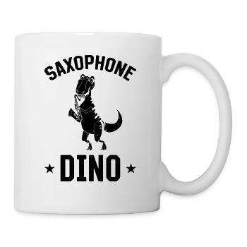 Saxophone Dinosaure Saxophoniste Dinosaure Saxop - Mug blanc - blanc - Droite