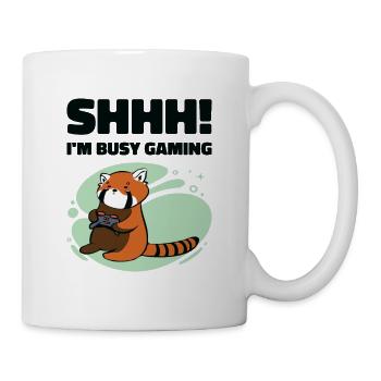 Cute Animal Gaming Red Panda Wildlife Gaming Fan - Mug - white - Right