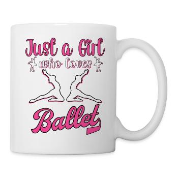 Ballett Tänzerin Mädchen Ballett Ballerina - Tasse - Weiß - Rechts