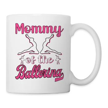 Ballett Tänzerin Mädchen Ballett Ballerina - Tasse - Weiß - Rechts