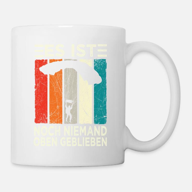 Skydive Skydiver Fallschirmspringer Fallschirm - Tasse - Weiß