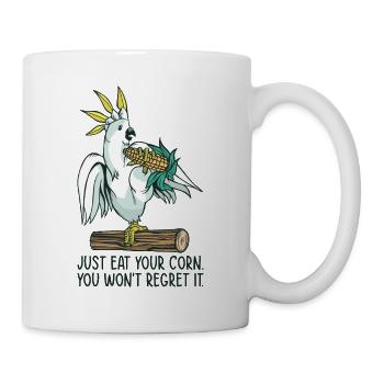 Parrot Bird Pet Food Bird Lover Corn Wildlife Pet - Mug - white - Right